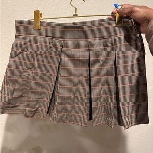 Akira plaid skirt